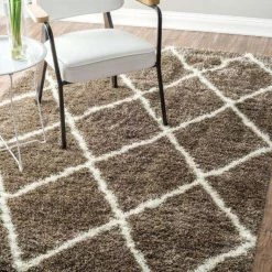 NuLOOM Machine Made Diamond Shag Contemporary 20 NuLOOM Machine Made Diamond Shag Contemporary