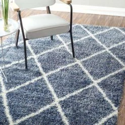 NuLOOM Machine Made Diamond Shag Contemporary 26 NuLOOM Machine Made Diamond Shag Contemporary