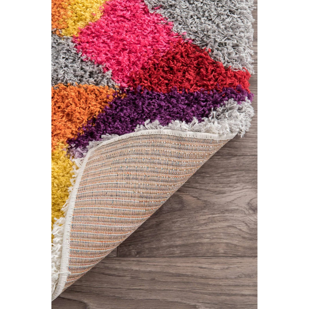 NuLOOM Deedee Mosaic Shaggy 4 NuLOOM Deedee Mosaic Shaggy