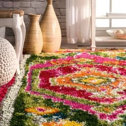 NuLOOM New Arrivals Shania Medallion Shaggy