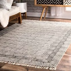 NuLOOM Living Room Flatweave Rita Moroccan Trellis