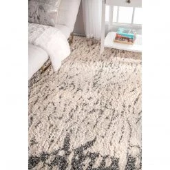 NuLOOM Small Milda Cotton Abstract Shaggy