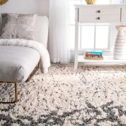 NuLOOM Small Milda Cotton Abstract Shaggy