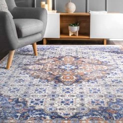 NuLOOM Vintage Katie Medallion Area Rug New Arrivals