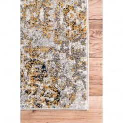 NuLOOM Lita Faded Damask Traditional