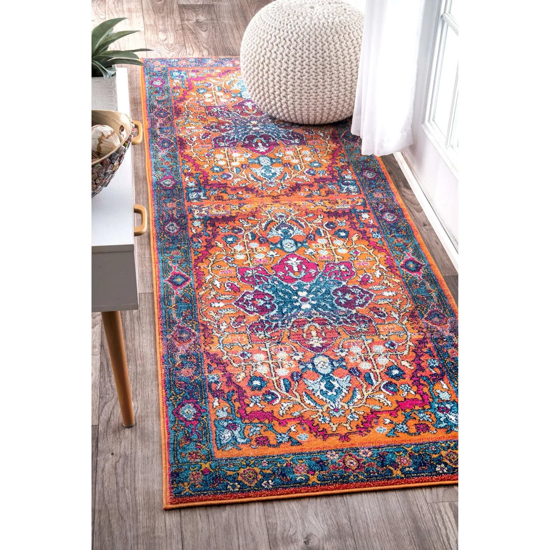 NuLOOM Persian Fancy Medallion Velva Runners 1 NuLOOM Persian Fancy Medallion Velva Runners