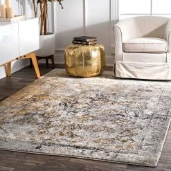 NuLOOM Vintage Fading Medallion Rosie Rug