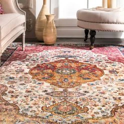 NuLOOM Vintage Medallion Shirlee Rug