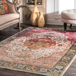 NuLOOM Vintage Medallion Shirlee Rug