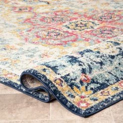 NuLOOM New Arrivals Everleigh Floral Crowned Medallion