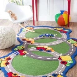 NuLOOM Hand Tufted U Turn