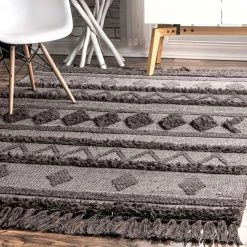 NuLOOM New Arrivals High-Low Durden Geometric Rug