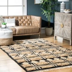 NuLOOM Marianna Shaggy Tribal Stripes