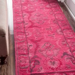 NuLOOM Hand Tufted Kimberly Overdyed Style Rug