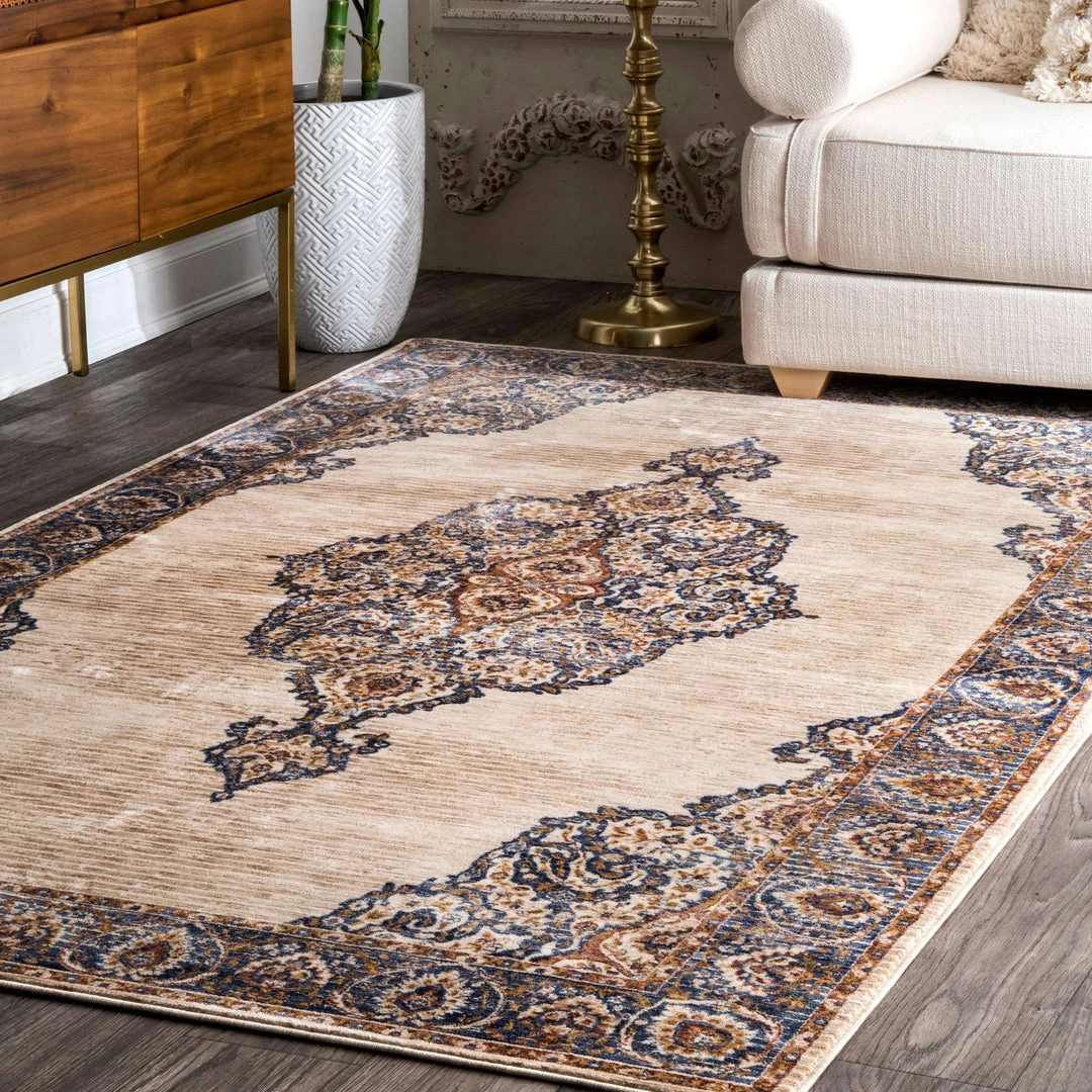 NuLOOM Vintage Margrett Medallion Rug Traditional 2 NuLOOM Vintage Margrett Medallion Rug Traditional