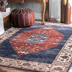 NuLOOM Vintage Analisse Medallion Rug Area Rug New Arrivals