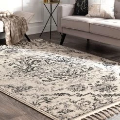 NuLOOM Crystal Medallion Tassel Rug New Arrivals