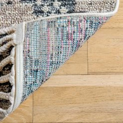 NuLOOM Persephone Vintage Lattice Tassel