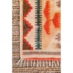 NuLOOM Medium Vintage Allison Aztec Fringe