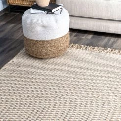 NuLOOM Aubrie Jute Basketweave Area Rug New Arrivals