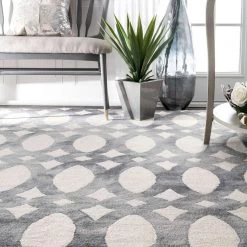 NuLOOM Contemporary Hand Looped Nellie Area Rug