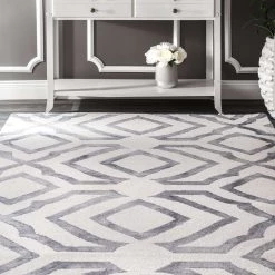 NuLOOM Hand Looped Baggett Area Rug Contemporary