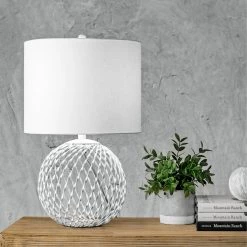 NuLOOM Galena 20" Iron Table Lamp
