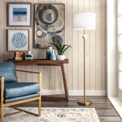 NuLOOM New Arrivals Saxman 63" Marble Floor Lamp