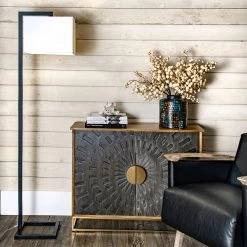 NuLOOM Lighting Overland 60" Metal Floor Lamp