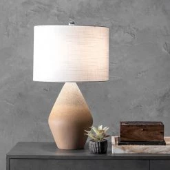 NuLOOM Lighting Lexington 24" Glass Table Lamp