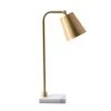 NuLOOM New Arrivals Lincoln 31" Brass & Marble Table Lamp