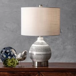 NuLOOM New Arrivals Tampa 22" Ceramic Table Lamp