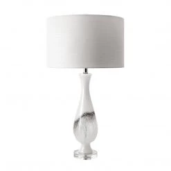 NuLOOM New Arrivals Dayton 30" Glass Marbleized Table Lamp