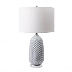 NuLOOM Columbus 26" Glass Table Lamp Lighting