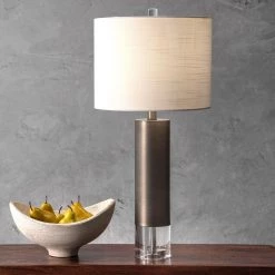 NuLOOM Lighting Warwick 28" Metal Table Lamp