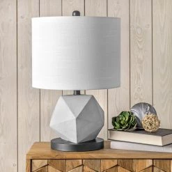 NuLOOM New Arrivals Clairton 20" Cement Table Lamp 5 NuLOOM New Arrivals Clairton 20