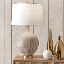 NuLOOM Cortland 26" Ceramic Table Lamp Lighting
