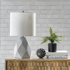 NuLOOM Ithaca 21" Cement Table Lamp Lighting 5 NuLOOM Ithaca 21