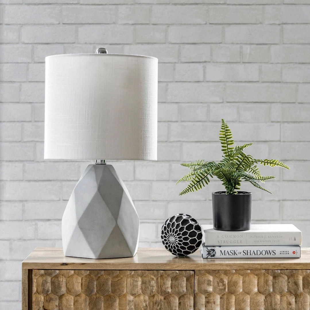 NuLOOM Ithaca 21" Cement Table Lamp Lighting 3 NuLOOM Ithaca 21" Cement Table Lamp Lighting