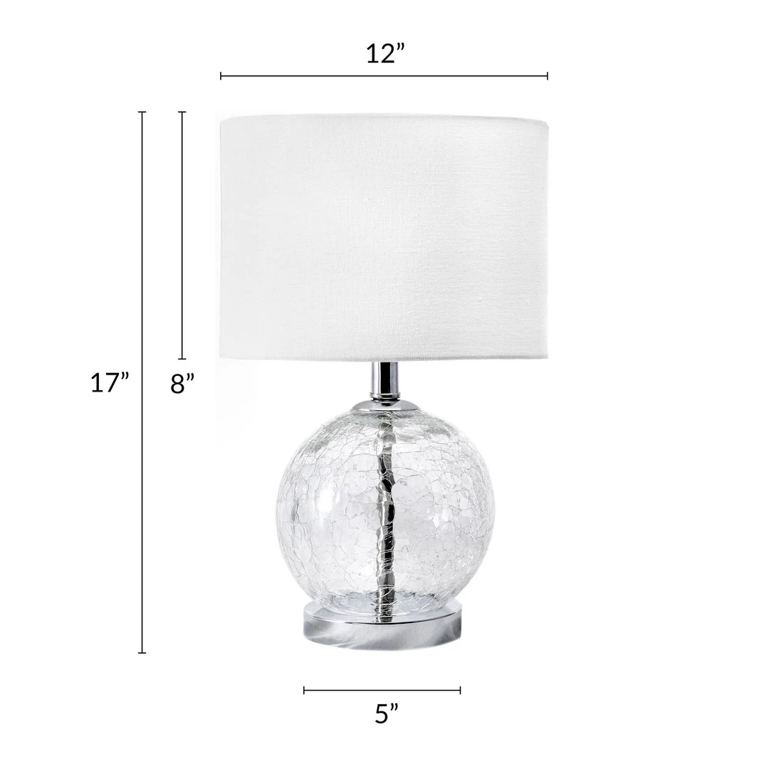 NuLOOM Baltic 22" Glass Table Lamp 3 NuLOOM Baltic 22" Glass Table Lamp