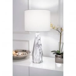 NuLOOM Stamford 25" Ceramic Table Lamp