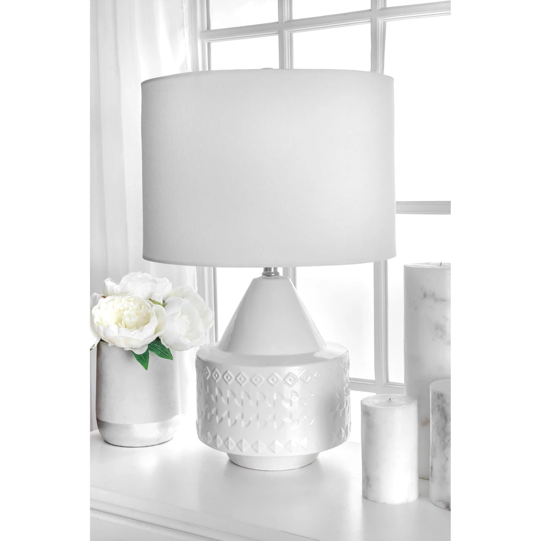 NuLOOM Madison 23" Ceramic Table Lamp 3 NuLOOM Madison 23" Ceramic Table Lamp