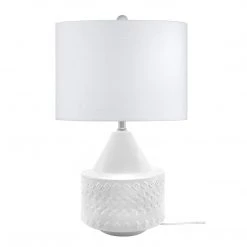 NuLOOM Madison 23" Ceramic Table Lamp