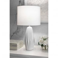 NuLOOM Davis 25" Ceramic Table Lamp