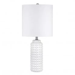 NuLOOM Lighting Omaha 26" Ceramic Table Lamp
