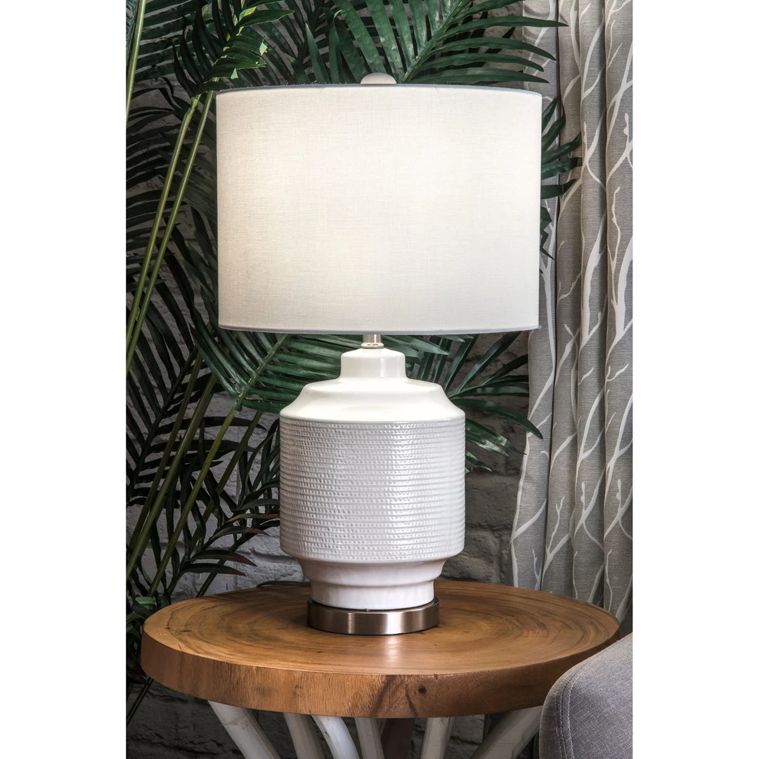 NuLOOM Lighting Fremont 24" Ceramic Table Lamp 2 NuLOOM Lighting Fremont 24" Ceramic Table Lamp