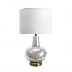 NuLOOM Tustin 28" Glass Table Lamp