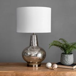 NuLOOM Tustin 28" Glass Table Lamp