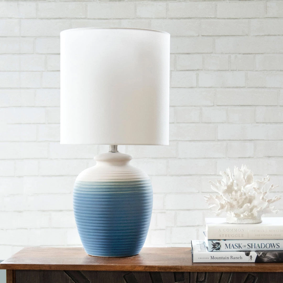 NuLOOM Lighting Lane 22" Ceramic Table Lamp 3 NuLOOM Lighting Lane 22" Ceramic Table Lamp
