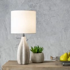 NuLOOM Burlington 20" Wood Table Lamp New Arrivals